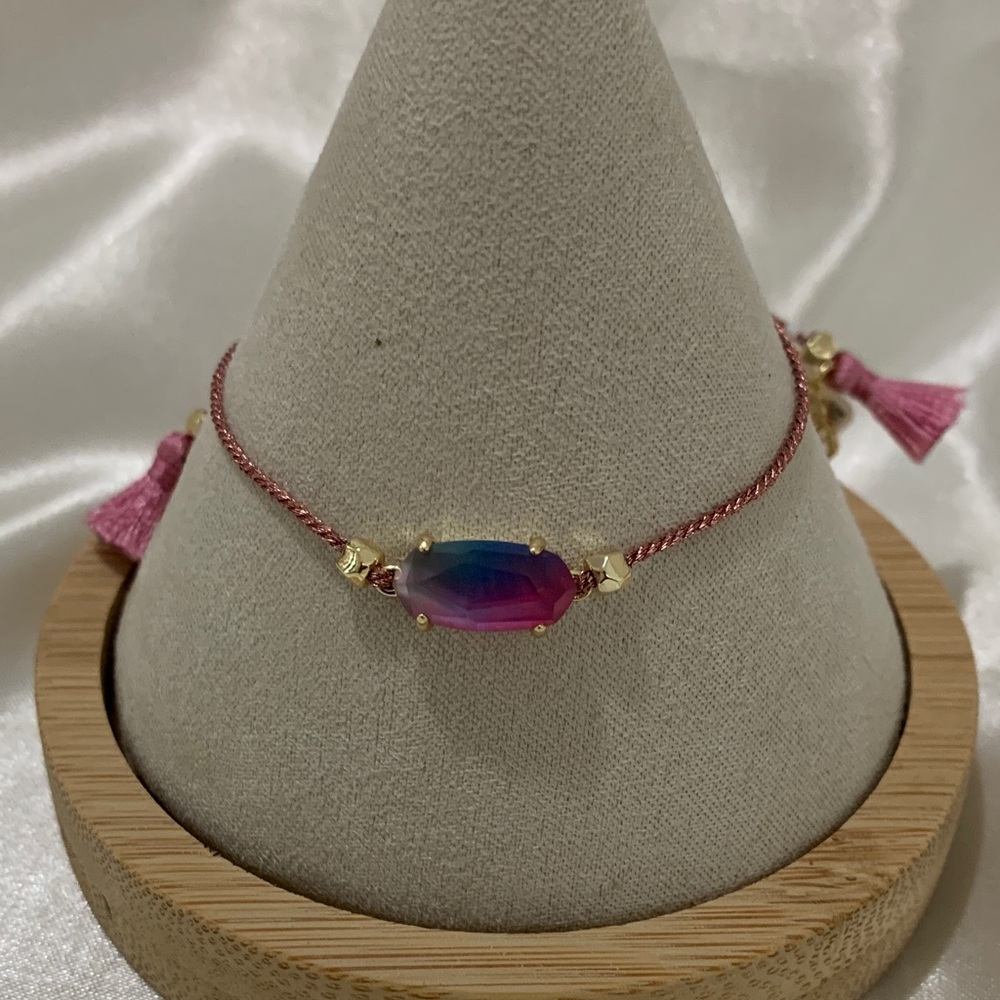 Kendra Scott Pink Cord Friendship Bracelet